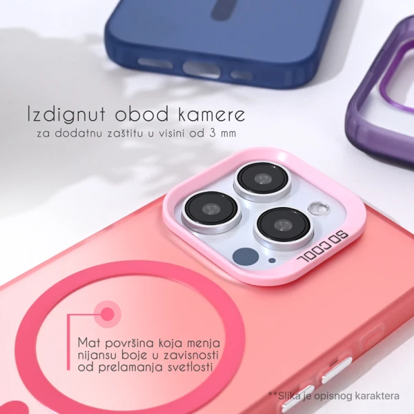 Torbica Magsafe Clear za iPhone 16 Pro Max 6.9 zelena