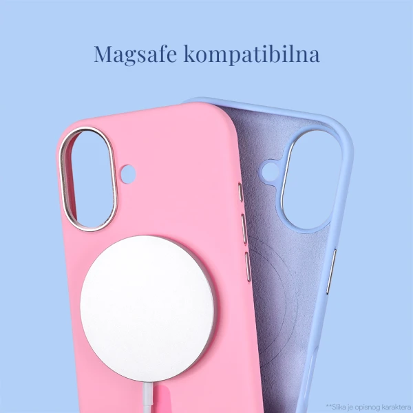 Torbica Magsafe Matte Color iPhone 16 Pro Max 6.9 plava