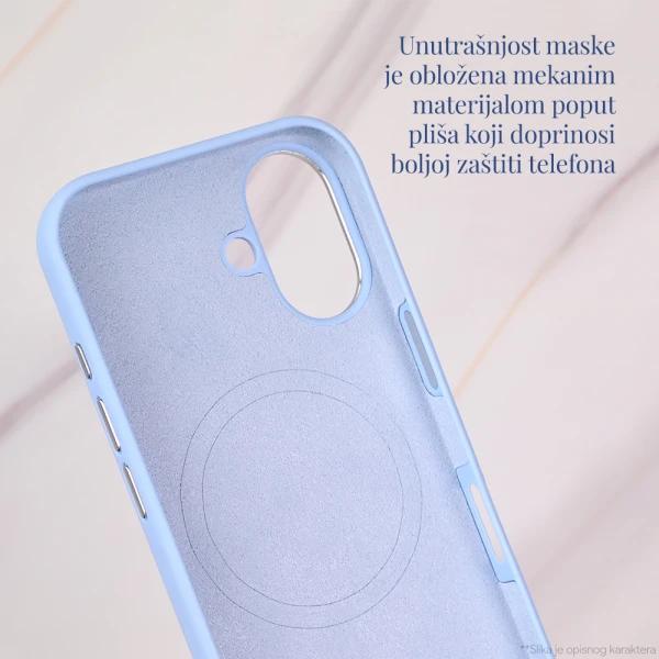 Torbica Magsafe Matte Color iPhone 16 Pro Max 6.9 plava