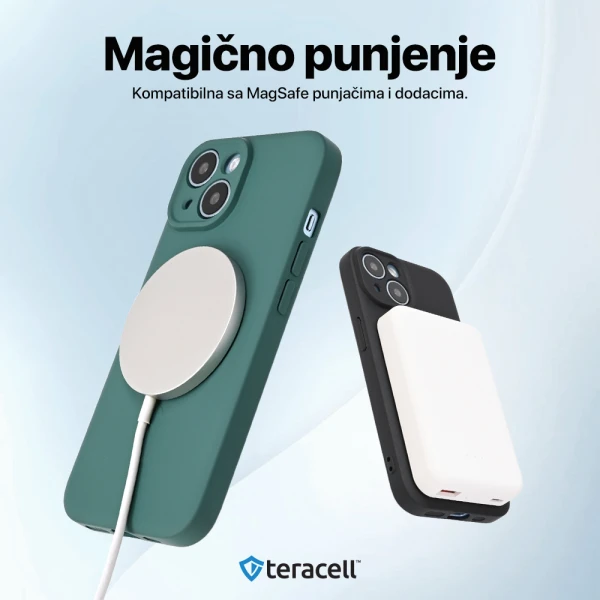 Torbica Teracell Giulietta Magsafe za iPhone 16 Pro Max 6.9 bela
