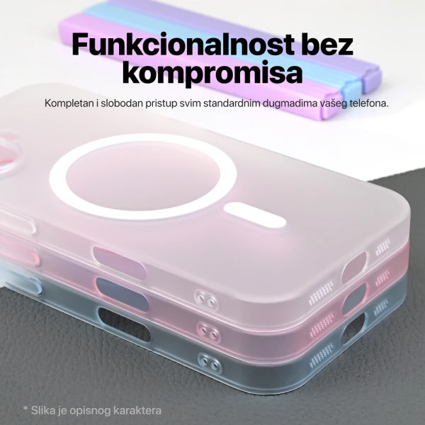 Torbica Magsafe Matte PC za iPhone 16 Pro Max 6.9 plava