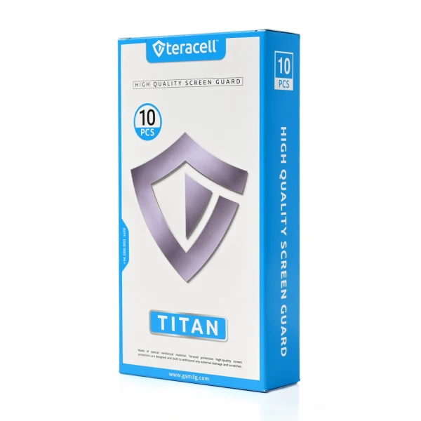Zastitno staklo Tempered glass Teracell Titan 2.5D 10u1 za iPhone 16 Pro Max 6.9 crni
