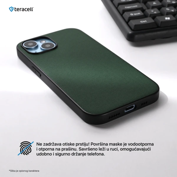Torbica Teracell Scrub za iPhone 16 Pro Max 6.9 tamno zelena
