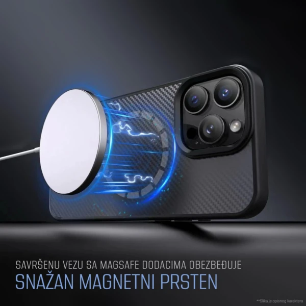 Torbica Magsafe Kevlar za iPhone 16 Pro Max 6.9 braon