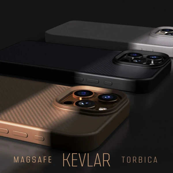 Torbica Magsafe Kevlar za iPhone 16 Pro Max 6.9 crna