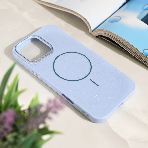 Torbica Magsafe Sparkle Dust za iPhone 16 Pro Max 6.9 plava