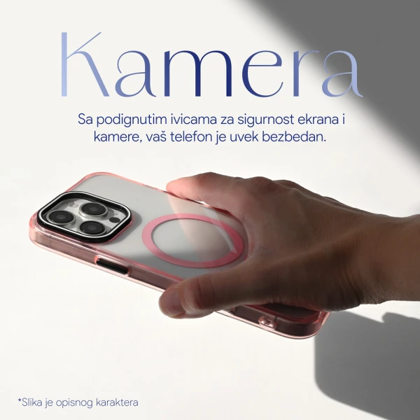 Torbica Magsafe Color Pop za iPhone 16 Pro Max 6.9 bela