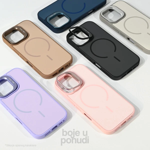 Torbica Magsafe Matte Shield za iPhone 16 Pro Max 6.9 crna