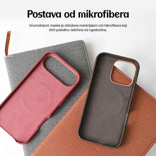 Torbica Magsafe Urban Cube za iPhone 16 Pro Max 6.9 braon