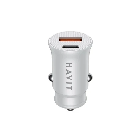 Havit auto punjač CC2022 dual port PD20W USB-A+ USB-C ( 62010 )