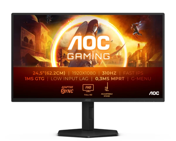 AOC 24.5 inča 25G4SXU FHD 1920x1080 Fast IPS 310 Hz gaming monitor 