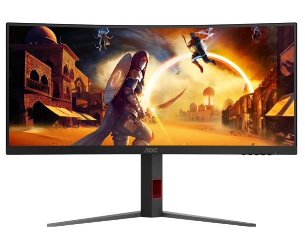 AOC 34 inča CU34G4 UWQHD 3440x1440 Fast VA 180 Hz zakrivljeni gaming monitor 