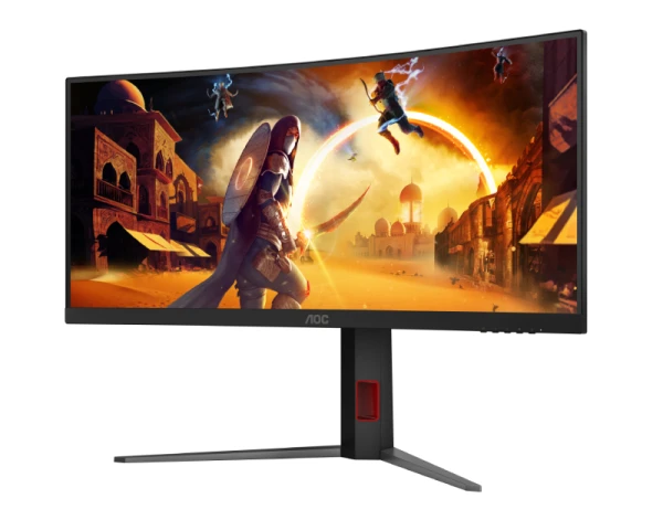 AOC 34 inča CU34G4 UWQHD 3440x1440 Fast VA 180 Hz zakrivljeni gaming monitor 