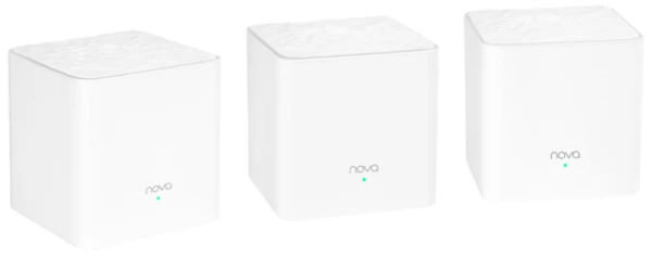 Tenda MW3 (3pack) AC1200 Whole Home Mesh WiFi System, Wi-Fi5, 2.4G: 300Mbps, 5G: 867Mbps