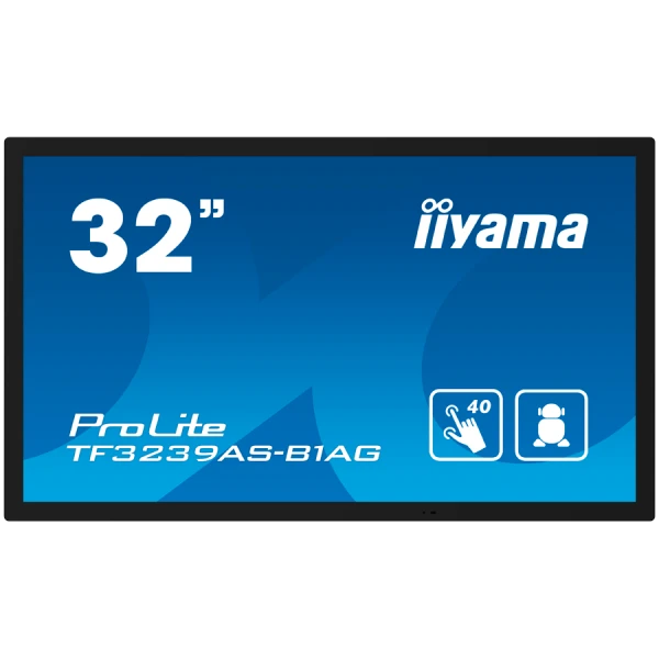 IIYAMA LFD TF3239AS-B1AG 32'' 12pt Open Frame PCAP interactive large format display 500 cdm˛ 8ms 	projective capacitive 12 points touch thro