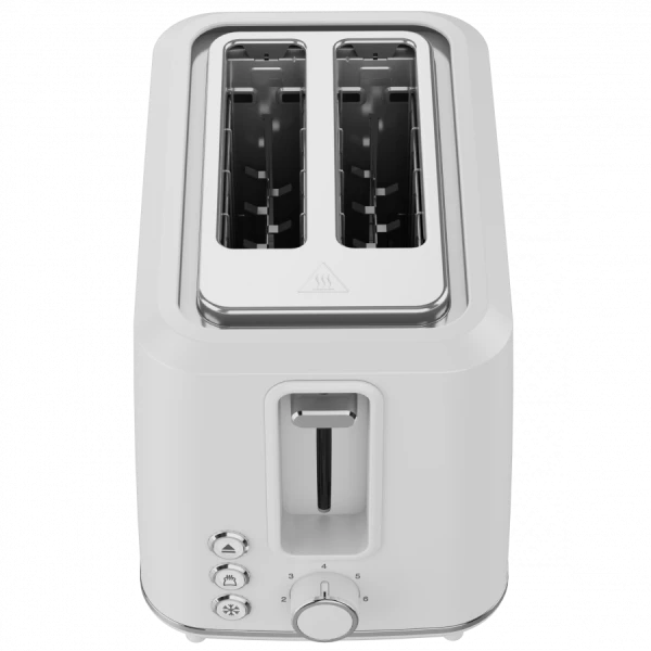Electric Toaster, white, 220-240V, 50-60Hz, 920-1080W, 2 slots, 3 modes, 7 browning levels ( ATS0001W ) 