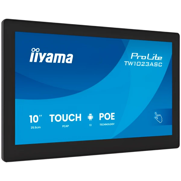 TW1023ASC-B3P 10,1'' Panel-PC with Android 13+GMS, SOC uad-core RK3568 4GB, Storage 32GB, PCAP 10-Points Touch, 280x800, IPS panel, Speakers