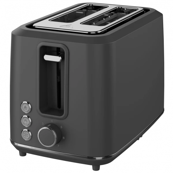 Electric Toaster, Grey, 220-240V, 50-60Hz, 920-1080W, 2 slots, 3 modes, 7 browning levels ( ATS0001G ) 