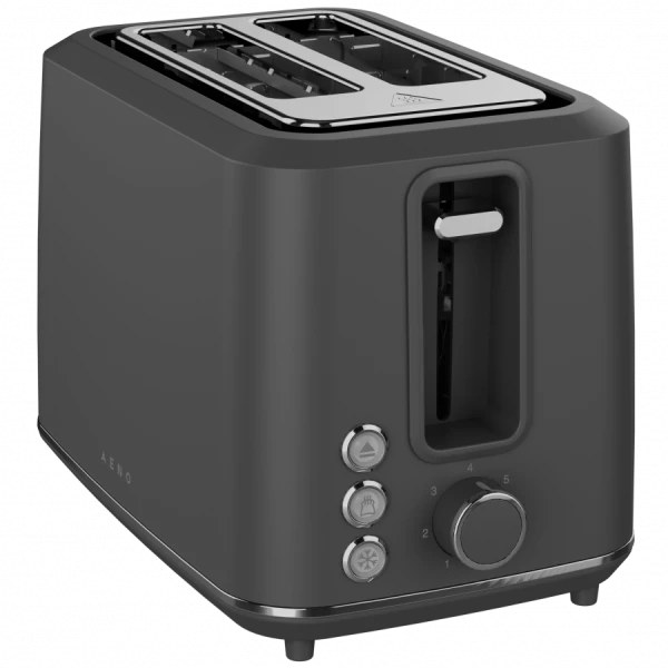 Electric Toaster, Grey, 220-240V, 50-60Hz, 920-1080W, 2 slots, 3 modes, 7 browning levels ( ATS0001G ) 