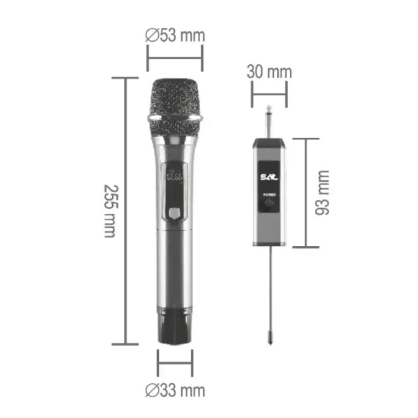 Bežični mikrofon sa prijemnikom Sal MVN310