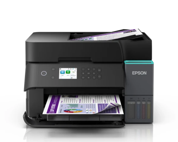 L6370 EcoTank, print-scan-copy, Color, A4, 4800X1200, LAN, Wi-Fi, ADF, LCD, Duplex print @ scann ( C11CL43403 ) 