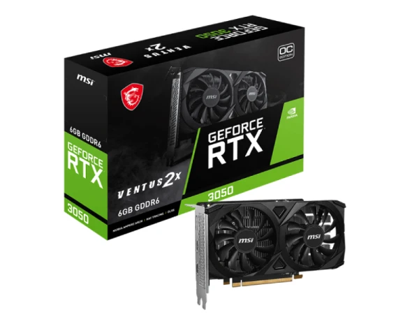MSI nVidia GeForce RTX 3050 6GB RTX 3050 VENTUS 2X E 6G OC grafička karta