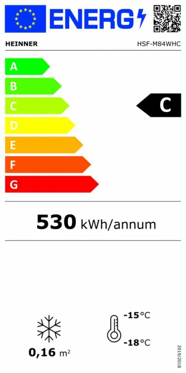 Zamrzivač HEINNER HSF-M84WHCsandučar 84l