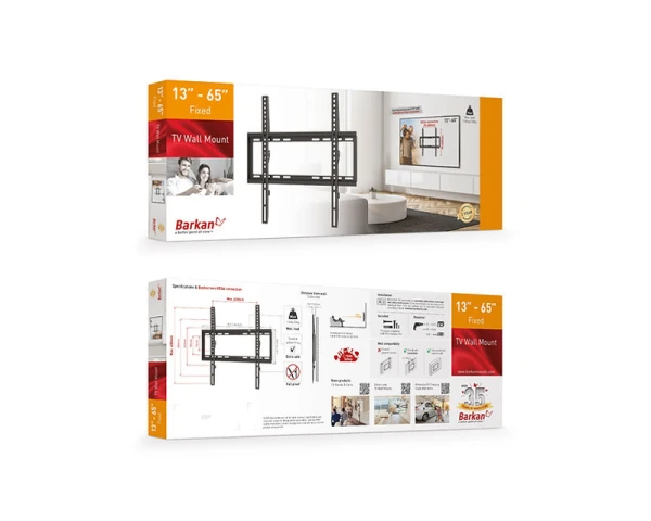 BARKAN E307.B LCD TV zidni nosač 13-65 inča 