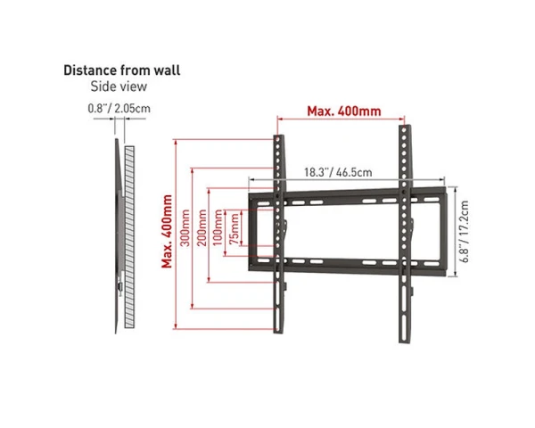 BARKAN E307.B LCD TV zidni nosač 13-65 inča 