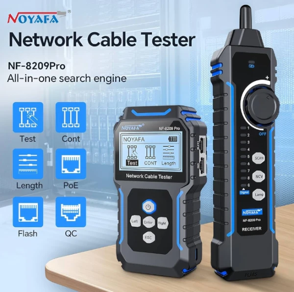 NOYAFA NF-8209 PRO Multifunkcionalni tester mreznih kablova