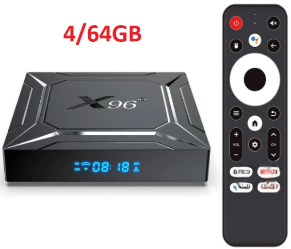 GMB-X96 M200 4/64GB smart TV box S905X5M quad ARM G310V2, 2x4K 2.4&5G, 1000M, BT, Android 14