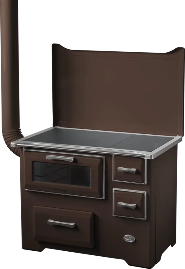 Šporet na čvrsto gorivo MBS SD 9 RS braon, levi