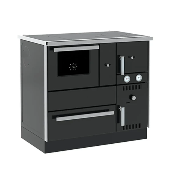 Etažni šporet Alfa Plam TERM 27 NR antracit, levi ECO