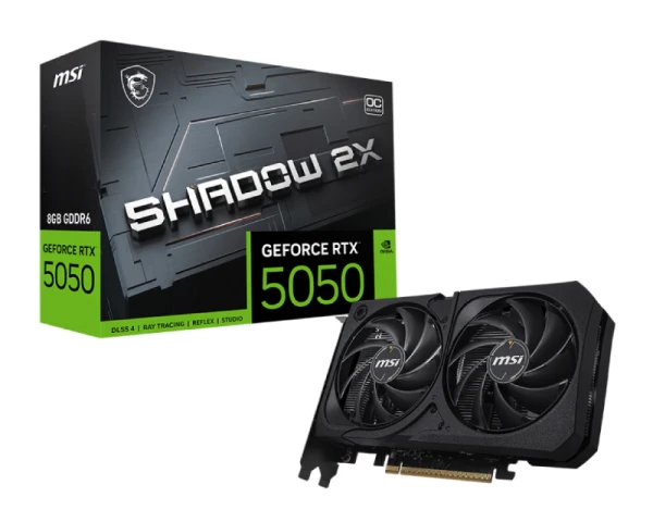 MSI nvidia RTX 5050 8G 128bit GeForce RTX 5050 8G SHADOW 2X OC grafička karta