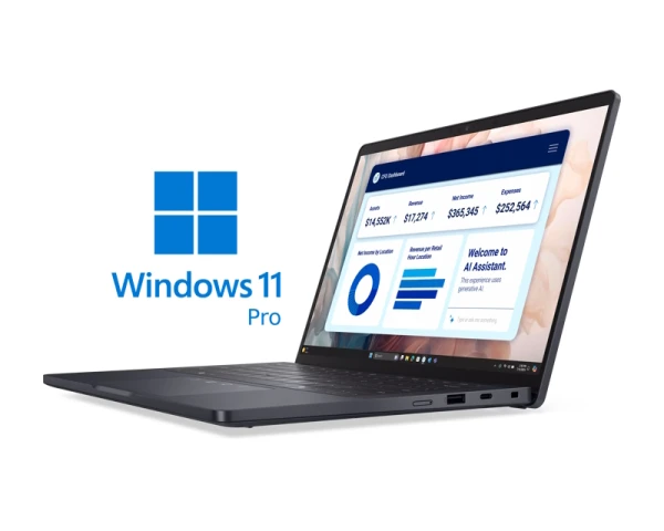 DELL Pro 13 Premium 13.3 inch QHD+ Touch 500nits Core Ultra 7 268V 32GB 512GB SSD Backlit FP Win11Pro 3yr ProSupport laptop 
