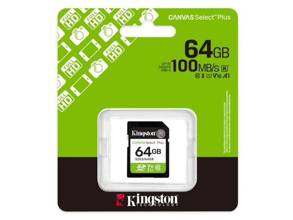MEM SD 64GB Kingston Canvas Select Plus SDS364GB