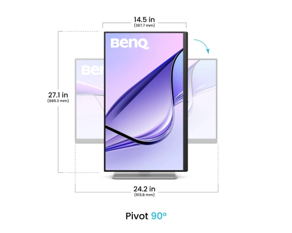 BENQ 27 inča MOBIUZ  EX271 LED 4K Nano UHD 3840x2160 IPS monitor sivi 
