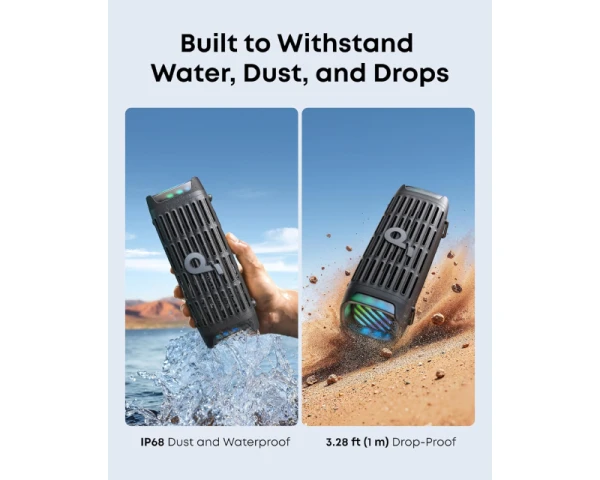 ANKER Soundcore Boom 3i 50W prenosni bluetooth IP68 zvučnik crni 