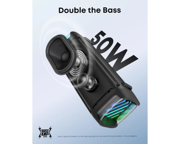 ANKER Soundcore Boom 3i 50W prenosni bluetooth IP68 zvučnik crni 