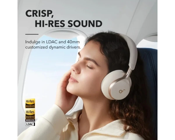 ANKER Soundcore Space One ANC BT slušalice bele 