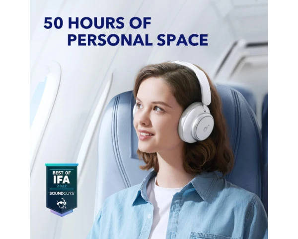 ANKER Soundcore Space Q45 ANC BT slušalice bele 