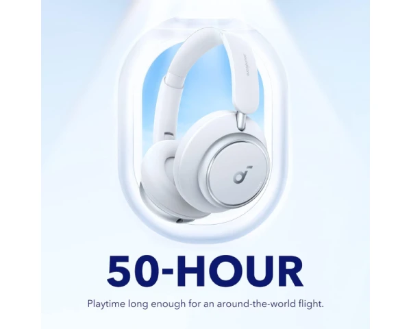 ANKER Soundcore Space Q45 ANC BT slušalice bele 