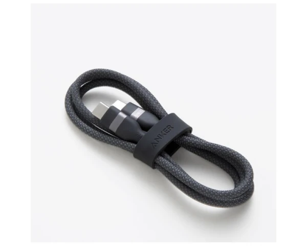 ANKER USB tip-C kabl MM 0.9m, za Super brzo punjenje 240W480Mbps, pleteni, crni 