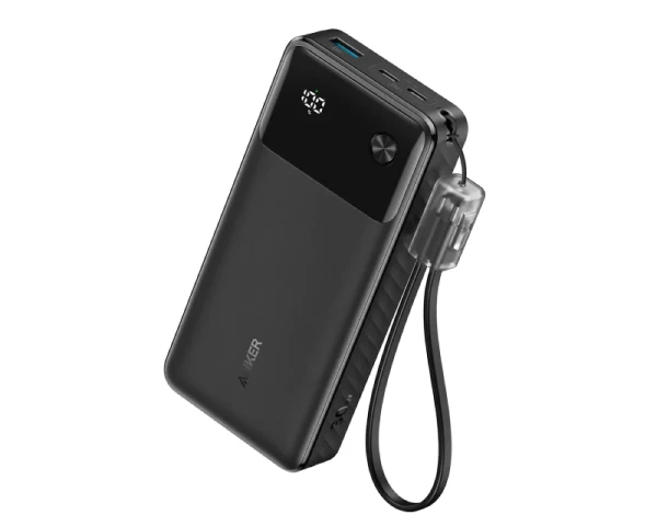 ANKER 20000mAh, 30W, Power Bank crni 