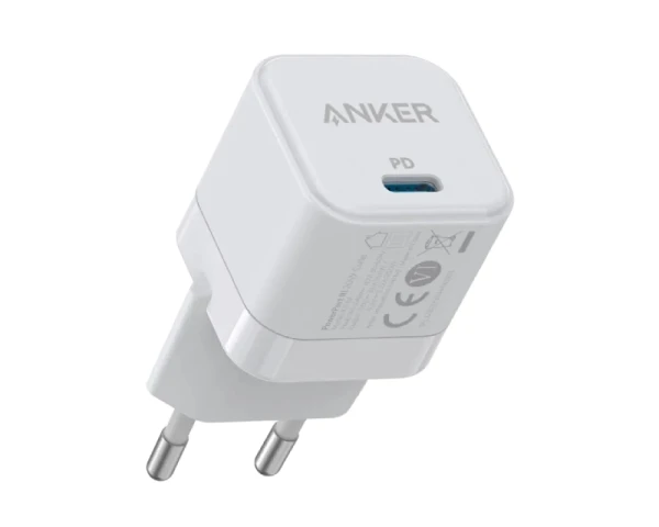 ANKER Cube PowerPort III 20W USB-C zidni punjač, beli 
