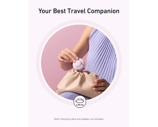 ANKER MagGo Bežični 3u1 sklopivi punjač roze 