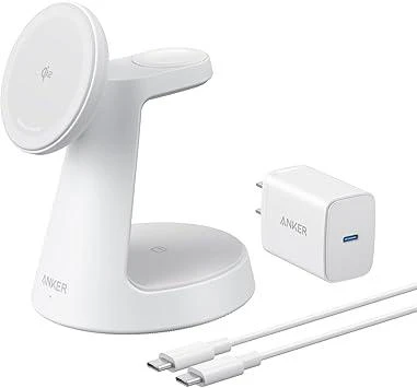 Anker MagGo (3-in-1, Dock Stand) - White