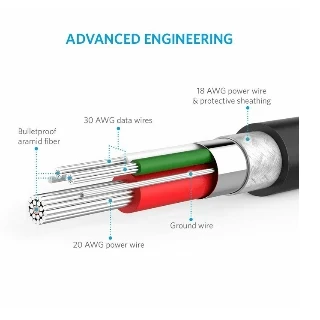 Anker kabl Power Line Micro USB 1.8m crna ( 80153 )