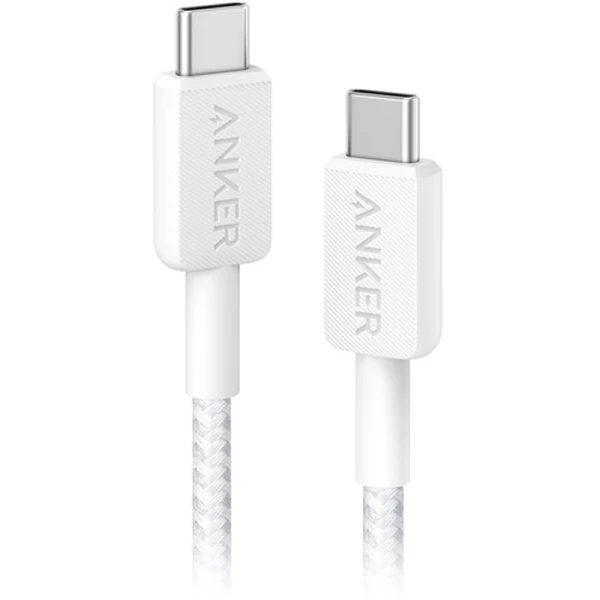 ANKER 322 USB-C to USB-C (6ft Braided) - White