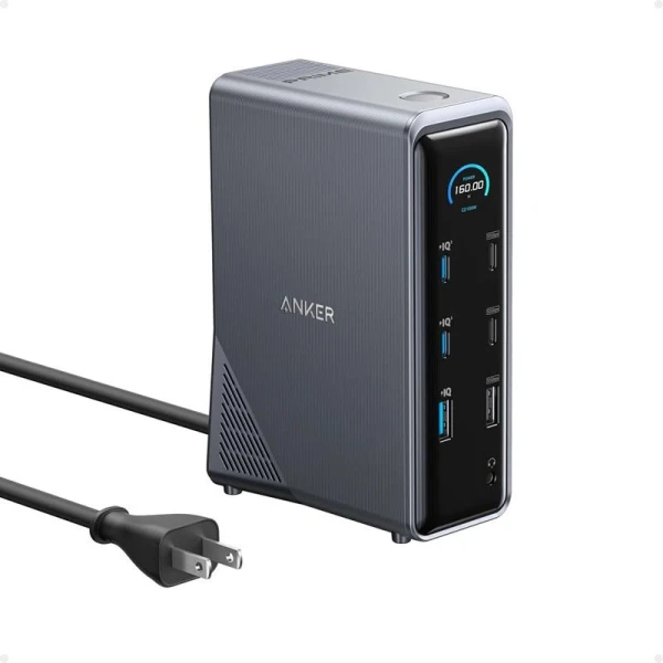 ANKER Prime (14-in-1, Dual Display, 160W) - Gray